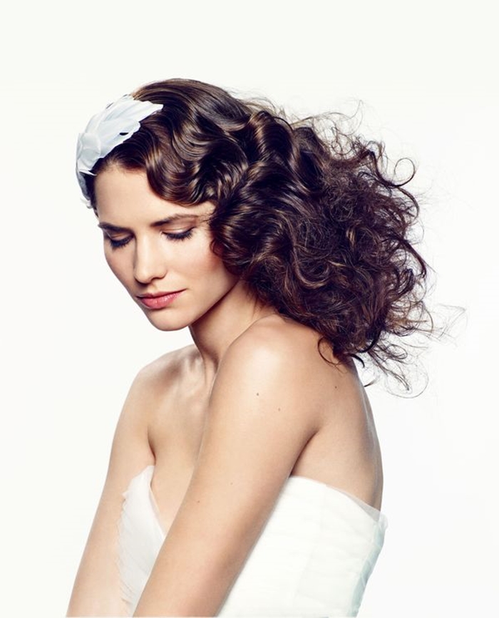 retro bridal hairstyle